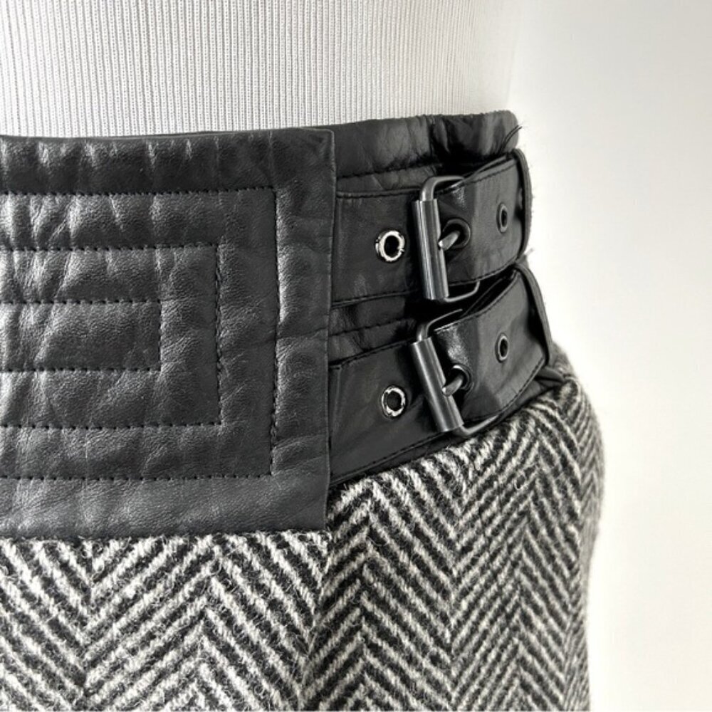 Vintage Wayne Clark Virgin Wool Wrap Skirt - Picture 3 of 10
